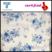 Floral Printed Cotton Fabrics/Reactive Dyeing Pajamas Poplin/Customized Print Cotton Fabric